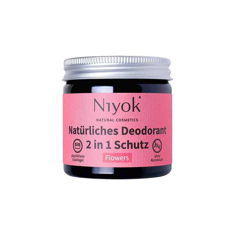 Déodorant crème 2 en 1 Flowers 40ml Niyok