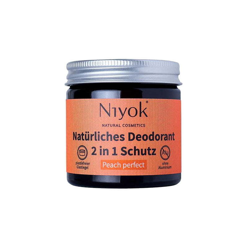 Déodorant crème 2 en 1 Peach Perfect 40ml Niyok