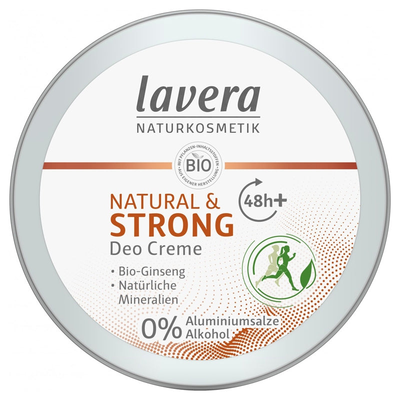 Déodorant crème 48h Strong BIO ginseng 50ml Lavera