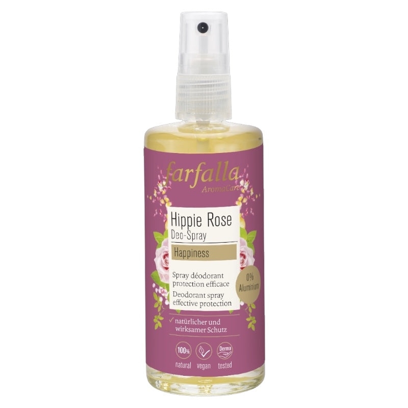Farfalla - Deo-Spray Rose, Iris, Vanille & Orange BIO