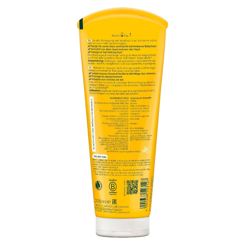 Douche & shampooing bébé calendula BIO