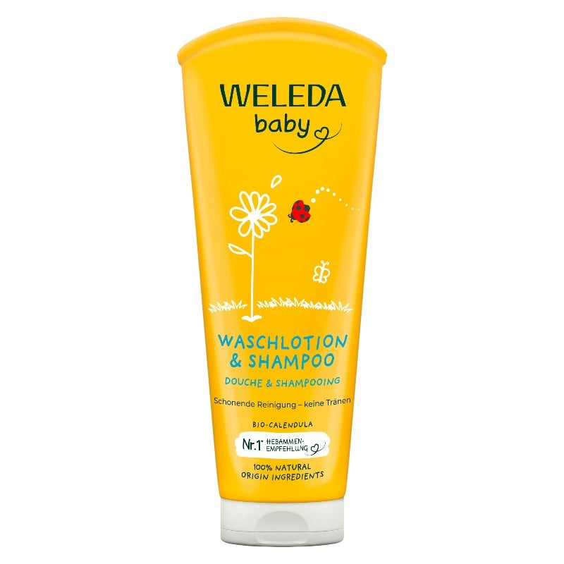 Douche & shampooing bébé calendula BIO