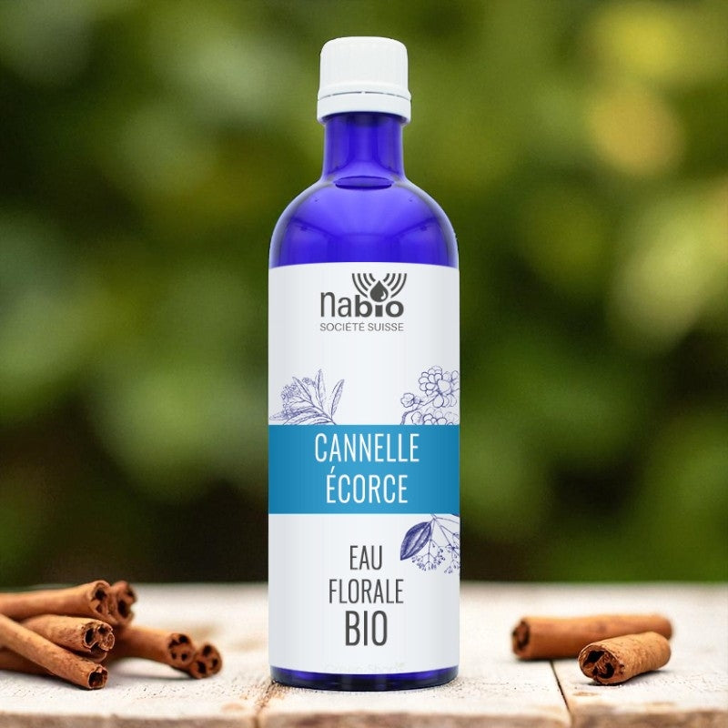 Bio-Blütenwasser mit Zimtrinde – 200 ml – Nabio
