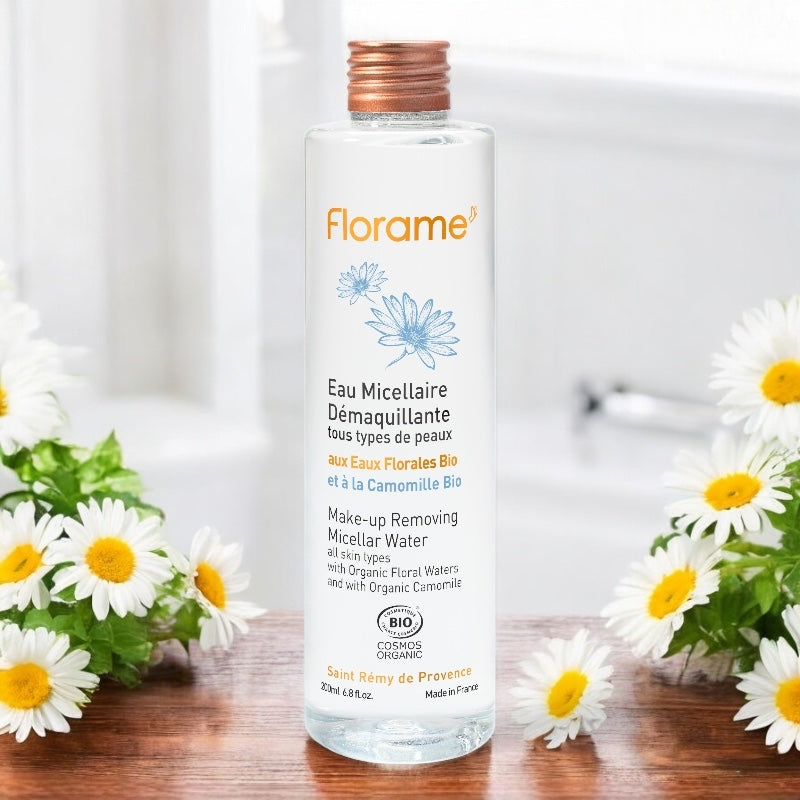 Florame - Mizellen-Reinigungswasser für Gesicht & Augen Kamille BIO 200ml