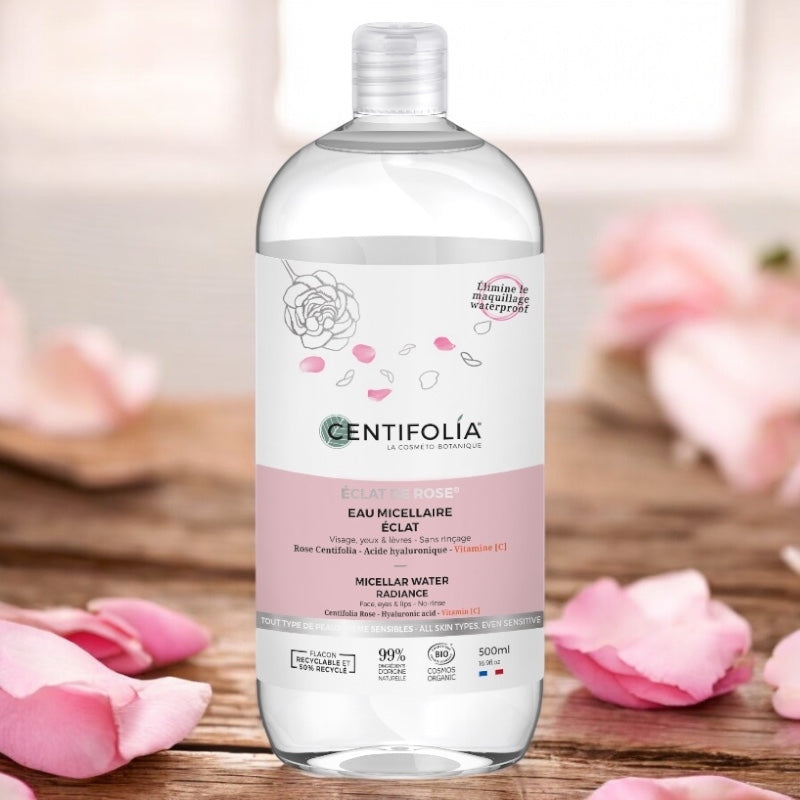 Centifolia - Eau micellaire éclat BIO rose & vitamine C 500ml