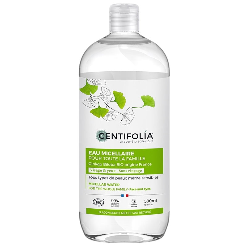 Centifolia - Eau micellaire famille BIO ginkgo biloba 500ml