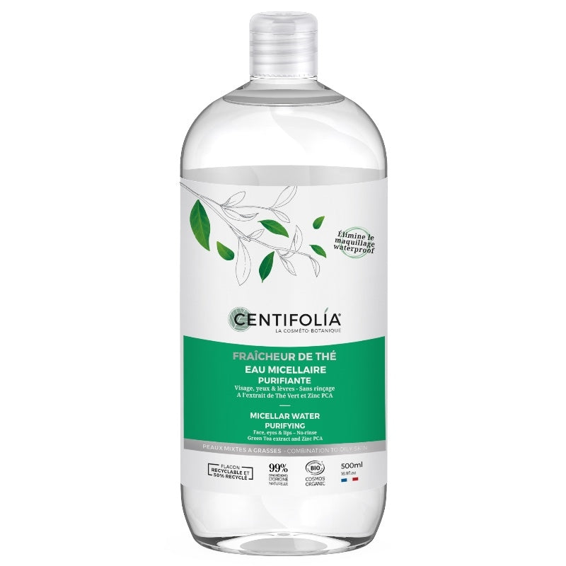Centifolia - Eau micellaire purifiante BIO thé vert 500ml