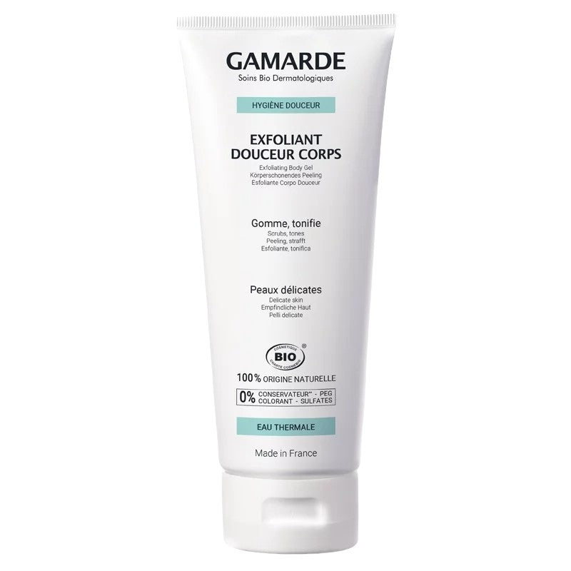 Gamarde - Exfoliant douceur corps BIO - gomme, tonifie - peaux délicates - 200g