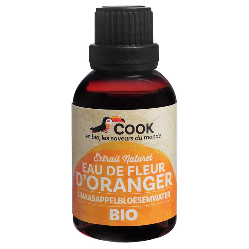 Cook - Extrait d'eau de fleur d'oranger bio 50ml - arôme pâtisserie