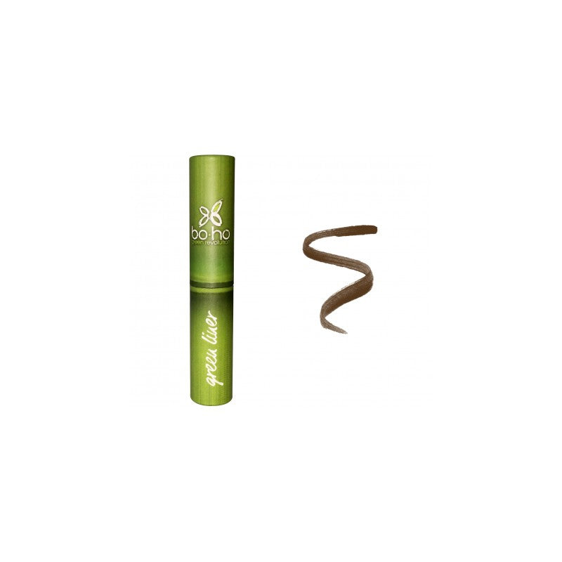 Boho Green Make-up - Flüssiger Eyeliner Braun Nr. 02 BIO 3ml
