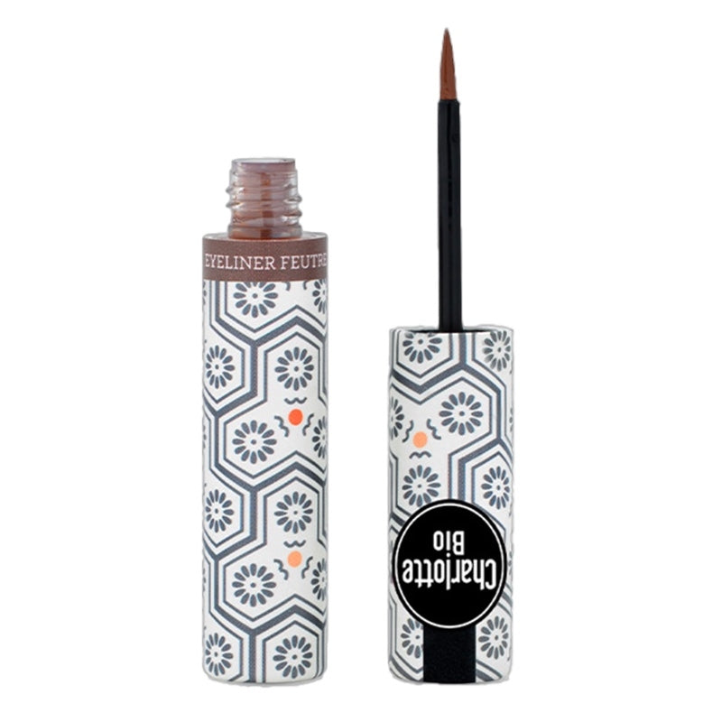 Charlotte Bio - Eyeliner feutre brun BIO 3ml