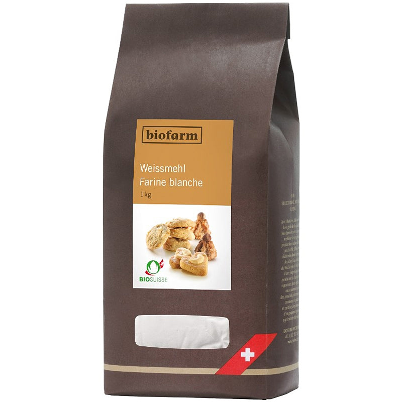 Biofarm - Farine blanche suisse BIO 1kg