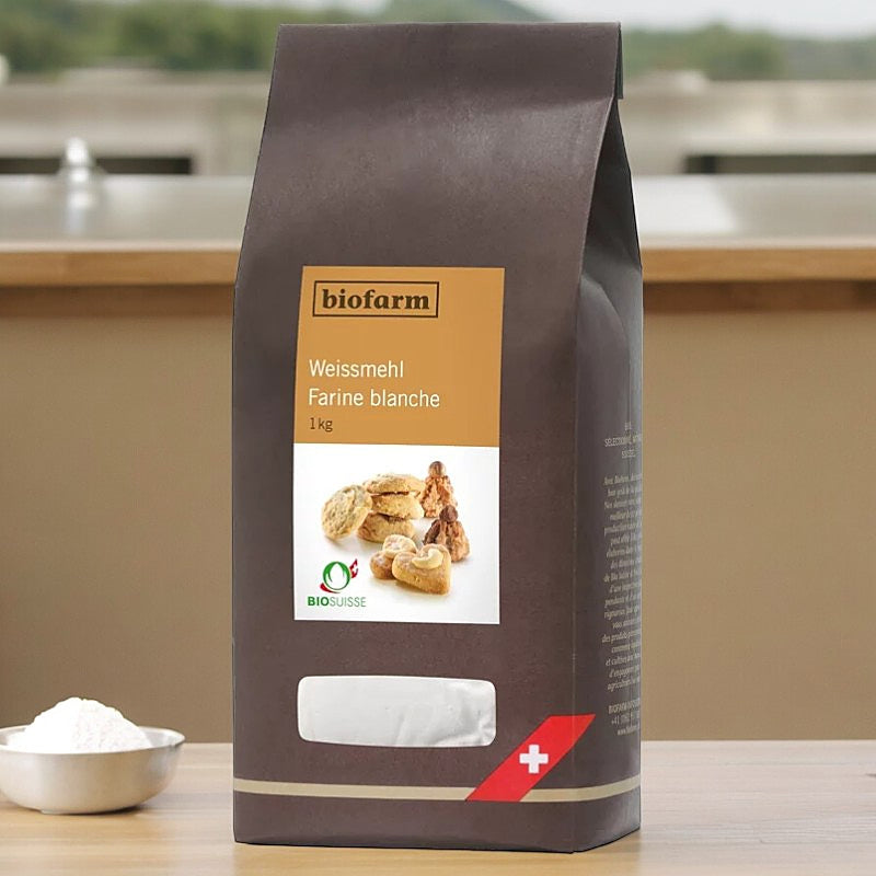 Biofarm - Farine blanche suisse BIO 1kg