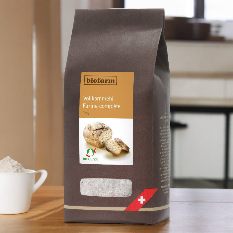 Biofarm - Farine complète suisse BIO 1kg