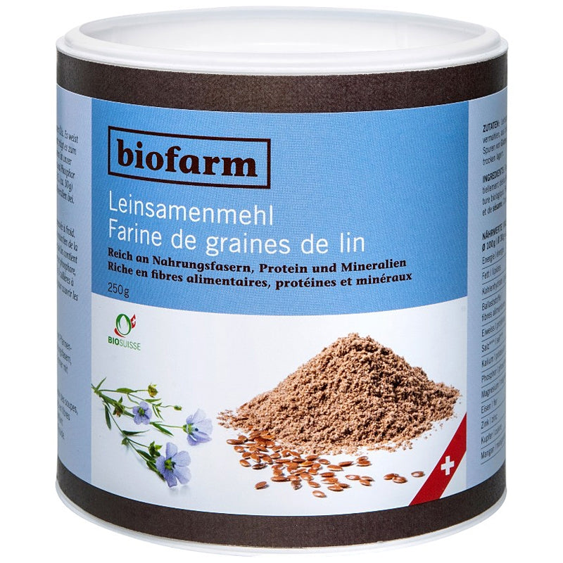 Biofarm - Farine de graines de lin suisse BIO 250g