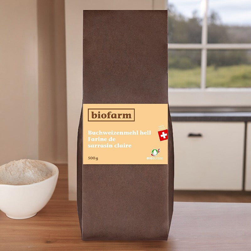 Biofarm - Farine de sarrasin claire suisse BIO 500g
