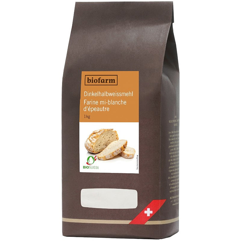 Biofarm - Bio-Schweizer Dinkelmehl (halbweiß) 1kg