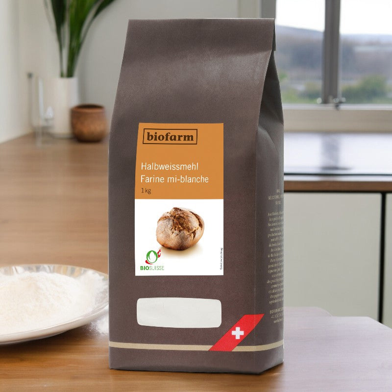 Biofarm - Farine miblanche suisse BIO 1kg