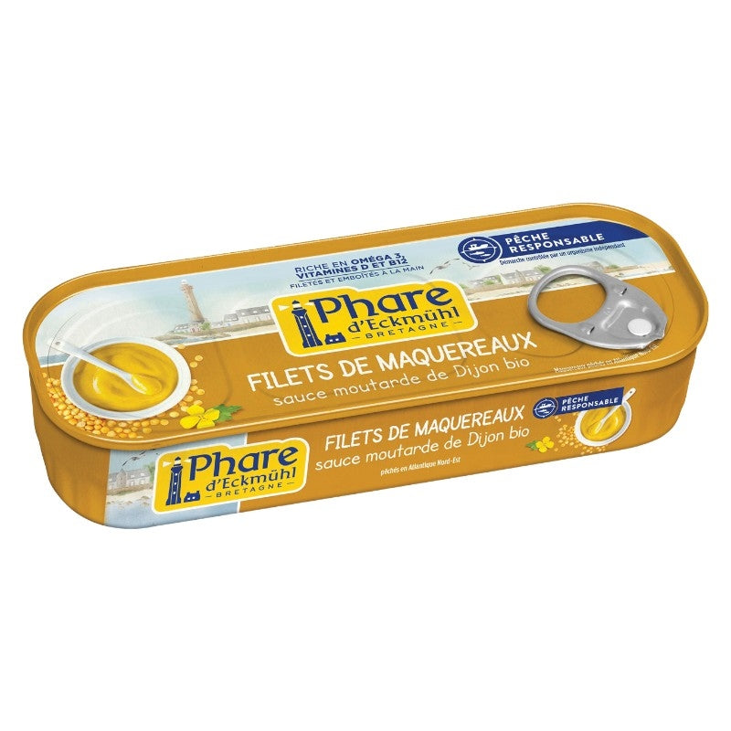 Filets de maquereaux sauce moutarde de Dijon 144g