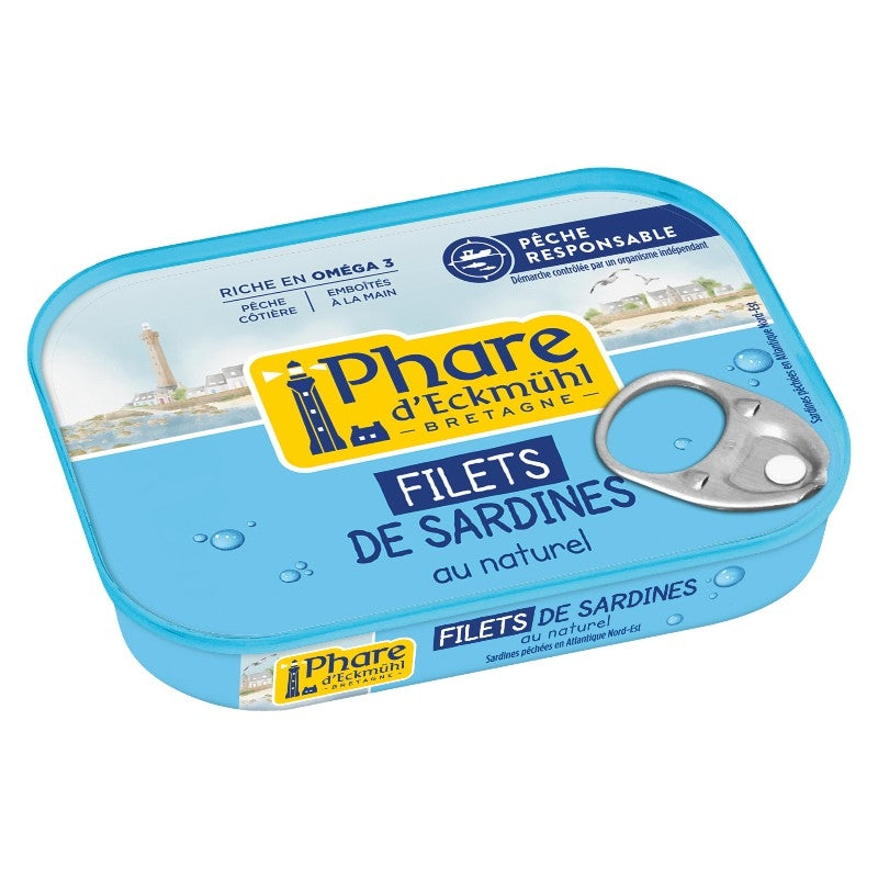 Sardinenfilets im eigenen Saft - 100 g - Leuchtturm Eckmühl