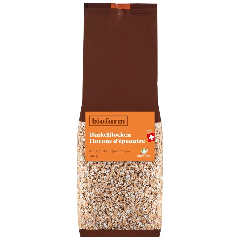 Biofarm - Flocons d'épeautre suisse BIO 500g