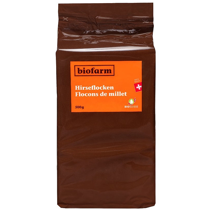 Biofarm - Flocons de millet suisse BIO 500g