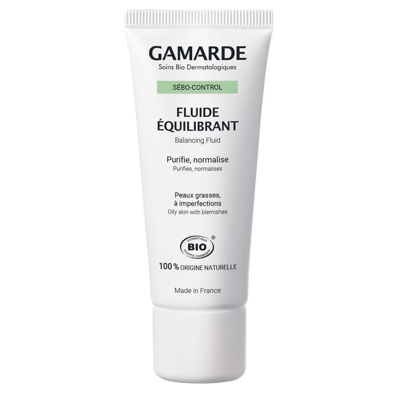Gamarde - Fluide équilibrant BIO - purifie & normalise - peaux grasses - 40g
