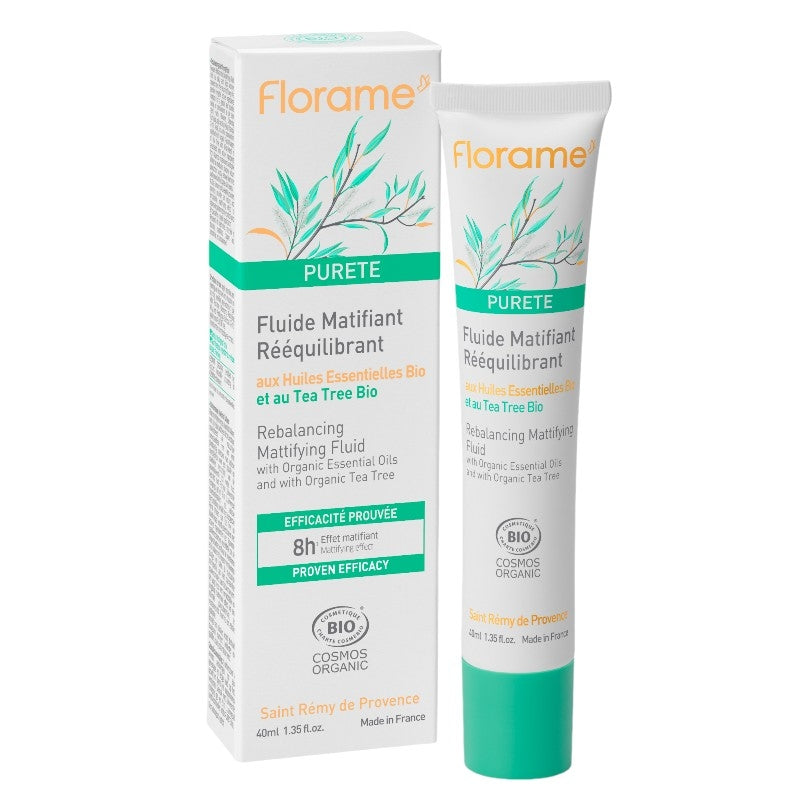 Florame - Mattierendes & ausgleichendes Fluid Teebaum & Hamamelis BIO 40ml
