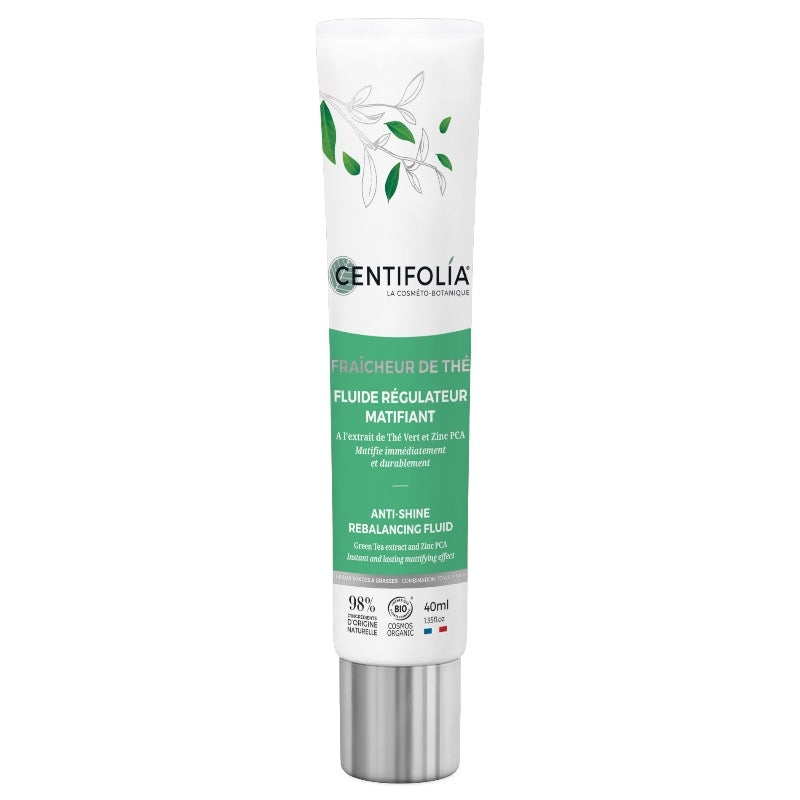 Centifolia - Fluide régulateur matifiant BIO thé vert 40ml