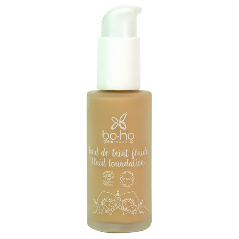 Boho Green Make-up - Flüssige Foundation Sand Nr. 03 BIO 30ml