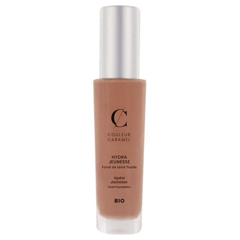 Couleur Caramel - Fond de teint fluide jeunesse Beige ambré N°26 BIO 30ml