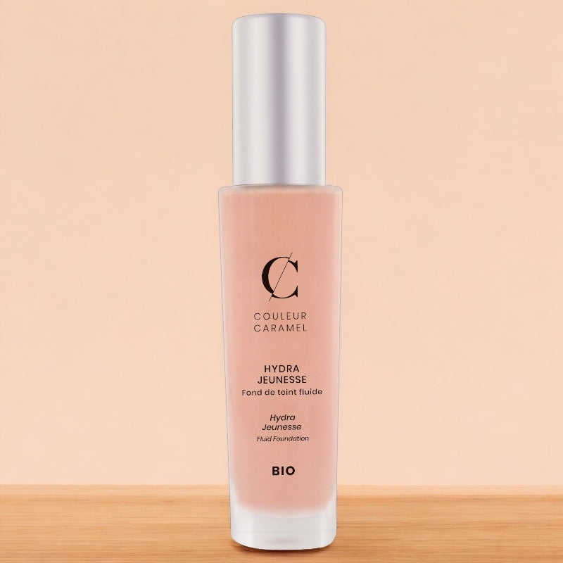 Couleur Caramel - Fond de teint fluide jeunesse Beige rosé N°22 BIO 30ml