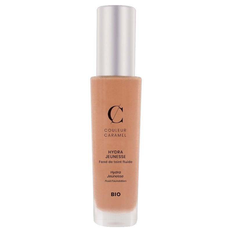 Couleur Caramel - Fond de teint fluide jeunesse Blond cendré N°25 BIO 30ml