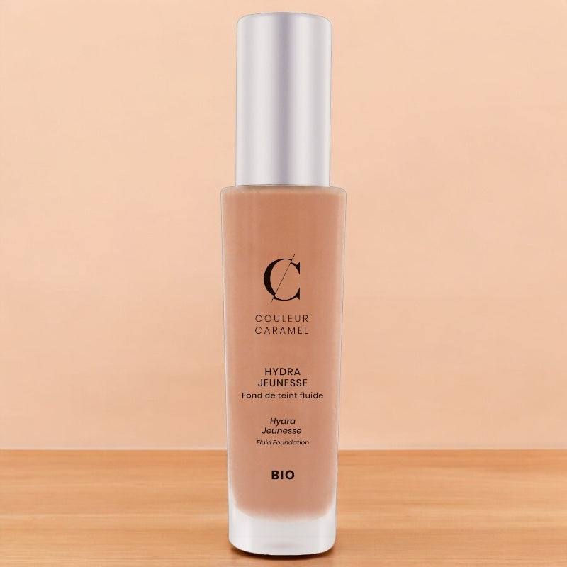 Couleur Caramel - Fond de teint fluide jeunesse Blond cendré N°25 BIO 30ml