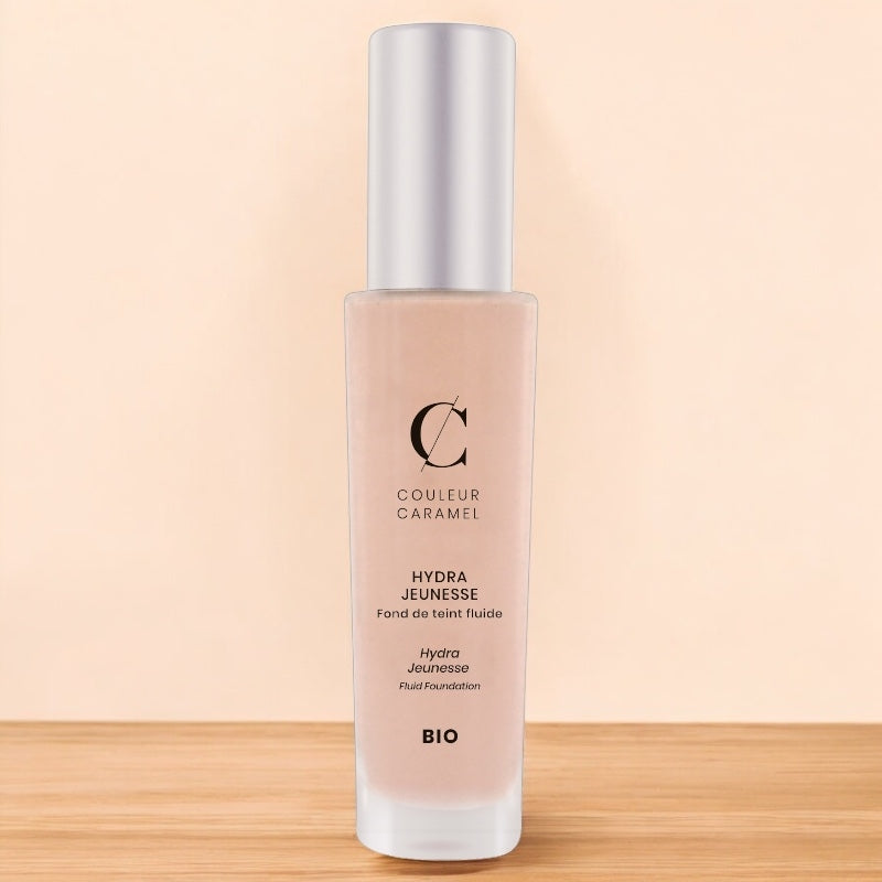 Couleur Caramel - Fond de teint fluide jeunesse Porcelaine N°21 BIO 30ml