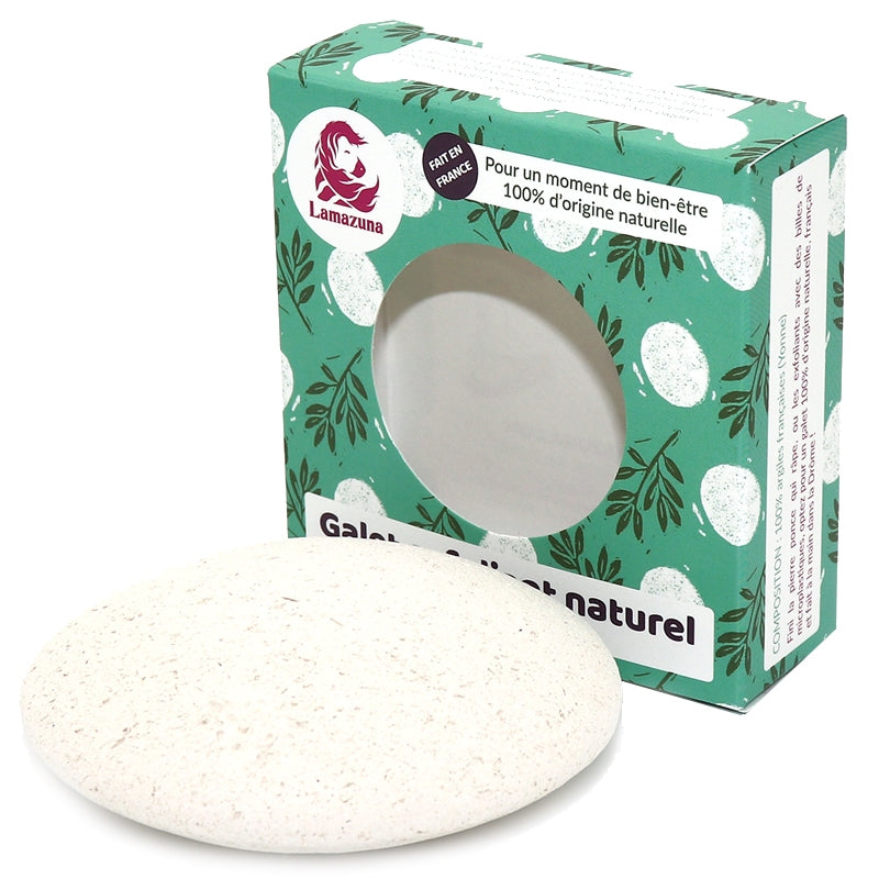 Galet exfoliant en argile