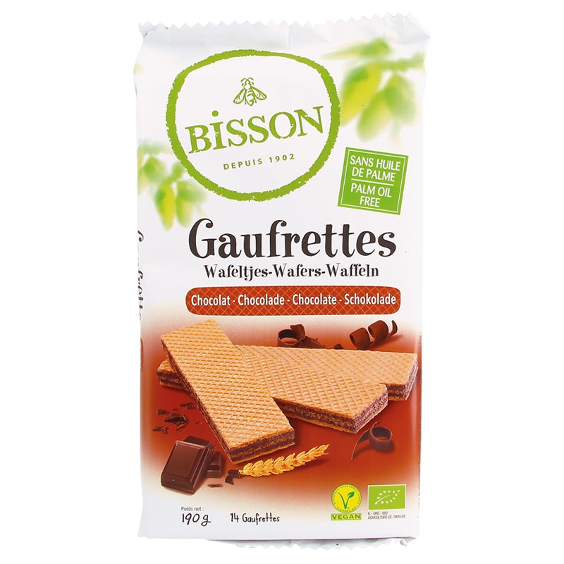 Bisson - Bio-Schokoladenwaffeln 190g