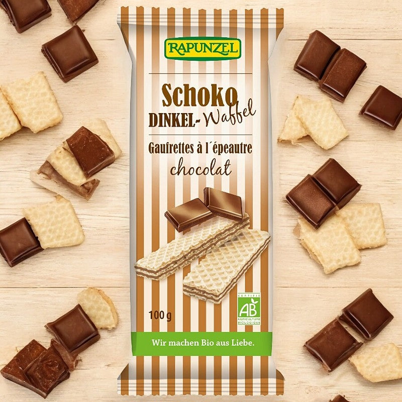 Gaufrettes complètes au chocolat BIO