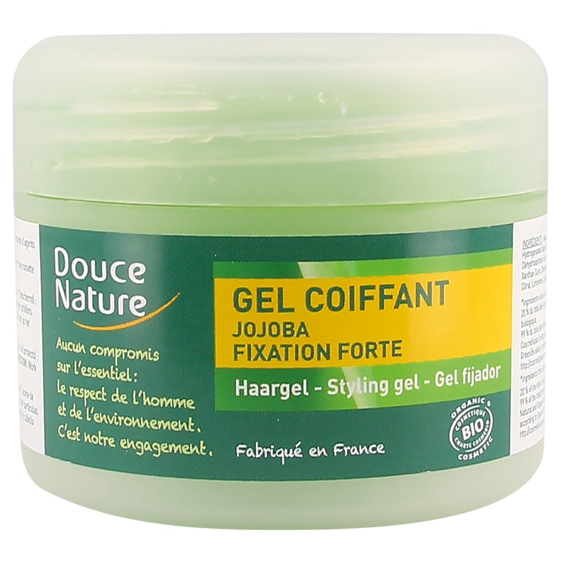 Douce Nature - Gel coiffant fixation forte BIO jojoba 100ml