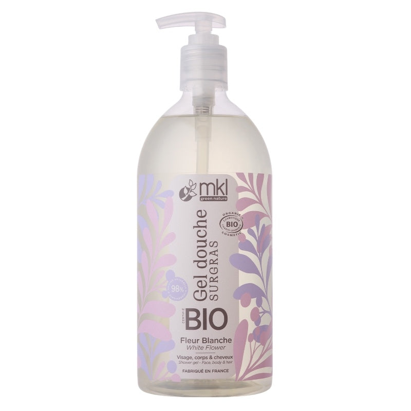 Duschgel weiße Blüten BIO 1l