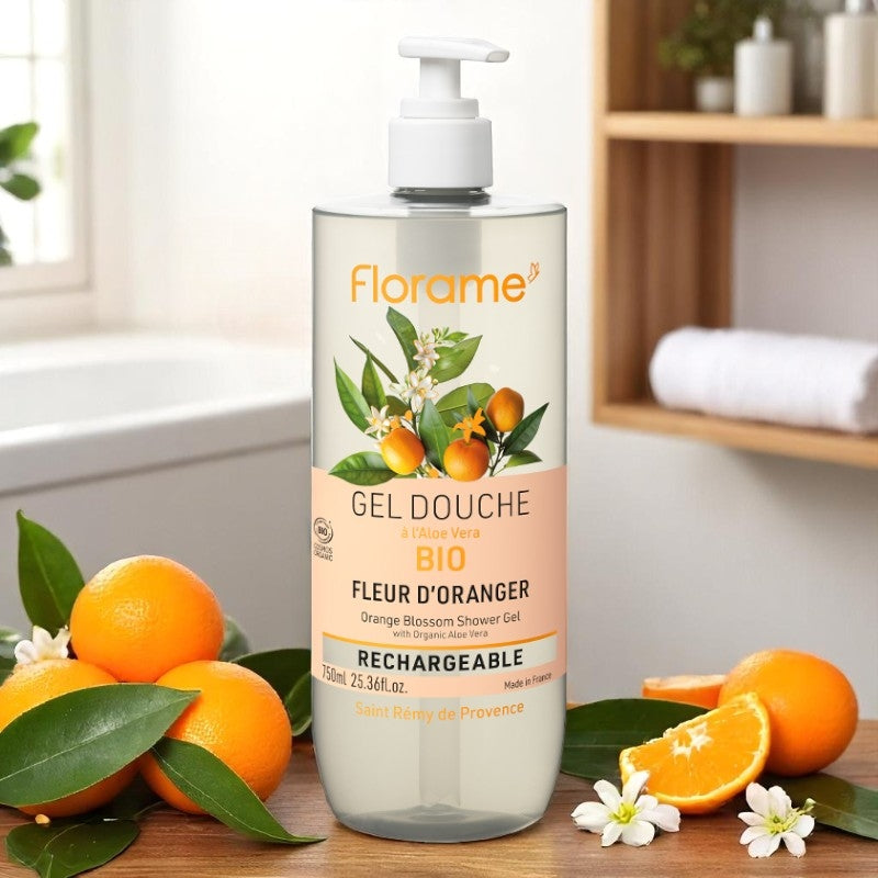 Florame - Duschgel Orangenblüte BIO 750ml