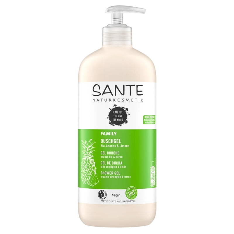 Gel douche famille BIO ananas & citron - 500ml