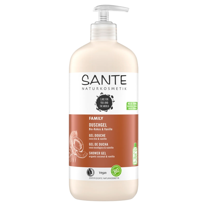 Gel douche famille BIO coco & vanille - 500ml