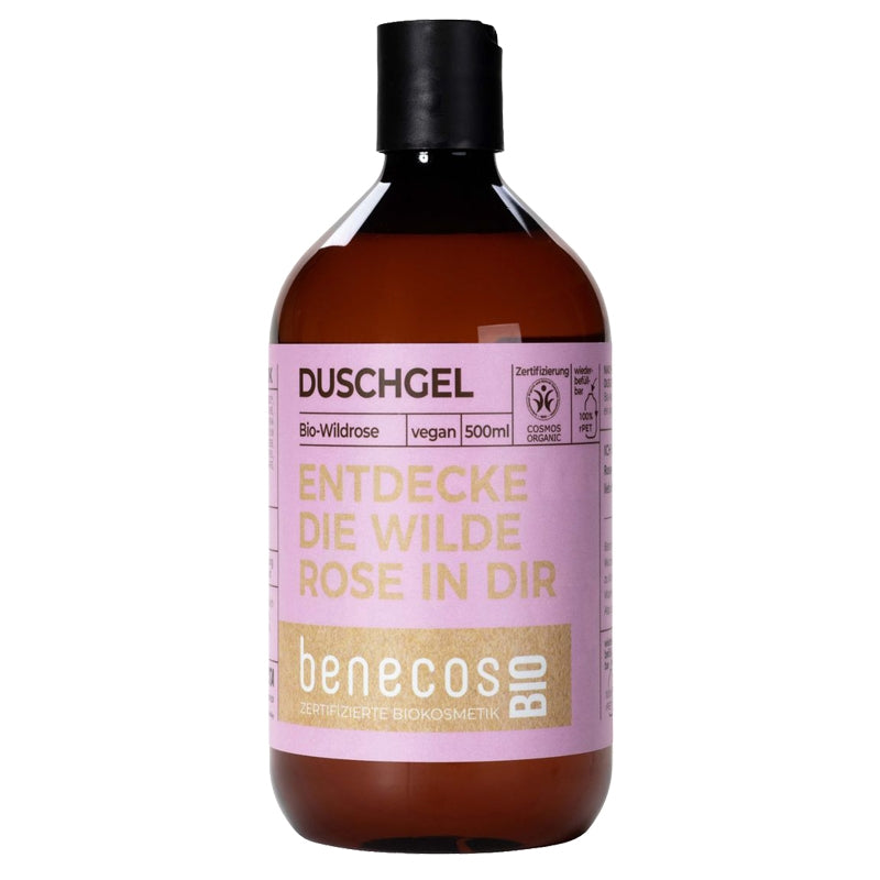 Benecos - Duschgel Wildrose BIO 500ml