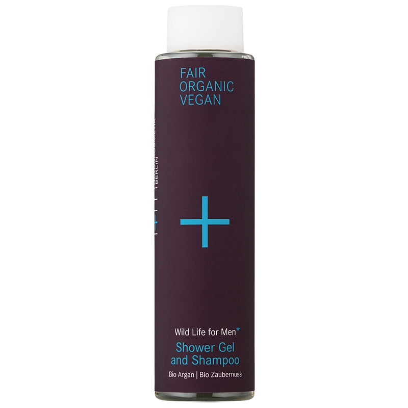 i+m Naturkosmetik Berlin - Gel douche & shampooing homme BIO argan & hamamélis 250ml