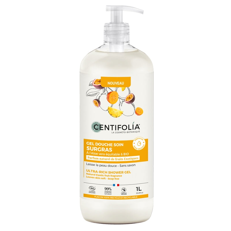 Centifolia - Gel douche soin surgras BIO fruits exotiques 1l