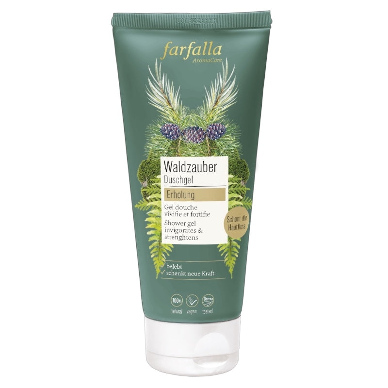 Farfalla - Gel douche vivifiant & fortifiant BIO pin cimbre 200ml