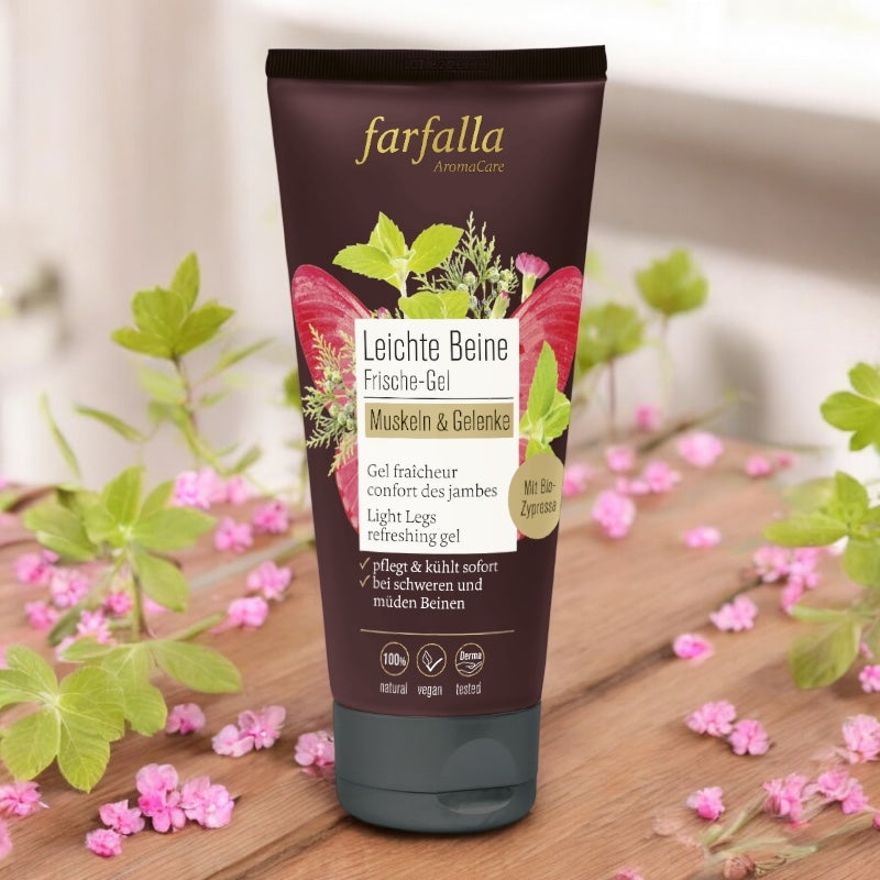 Farfalla - Erfrischendes Bein-Gel Pfefferminze BIO 100ml