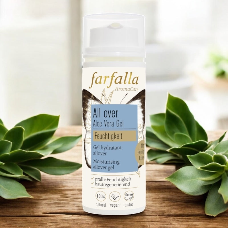 Farfalla - Feuchtigkeitsgel Gesicht & Körper Aloe Vera BIO 50ml