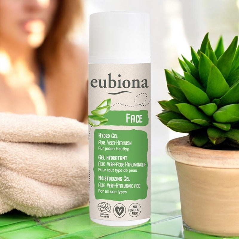 Eubiona - Gel hydratant BIO aloe vera & acide hyaluronique 50ml